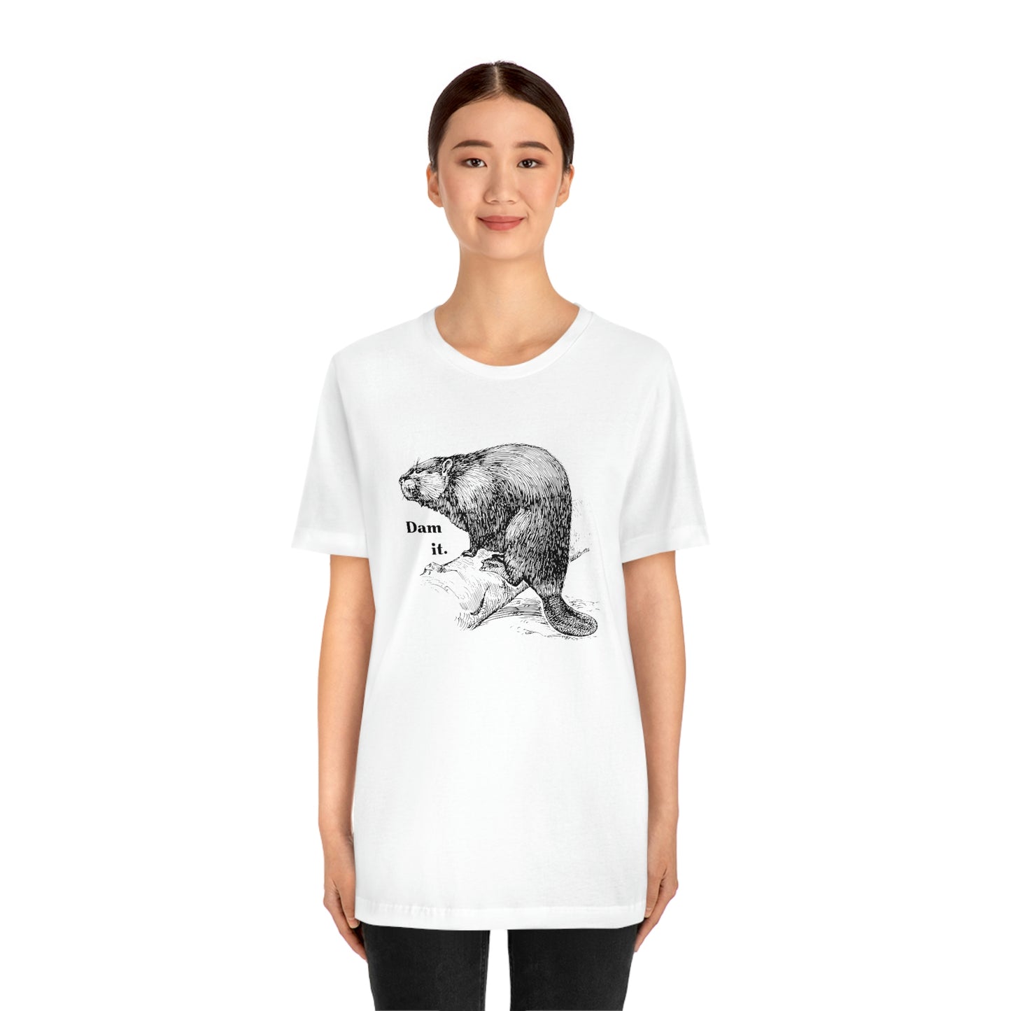 "Dam it" Bella Canvas Graphic Short Sleeve Tee