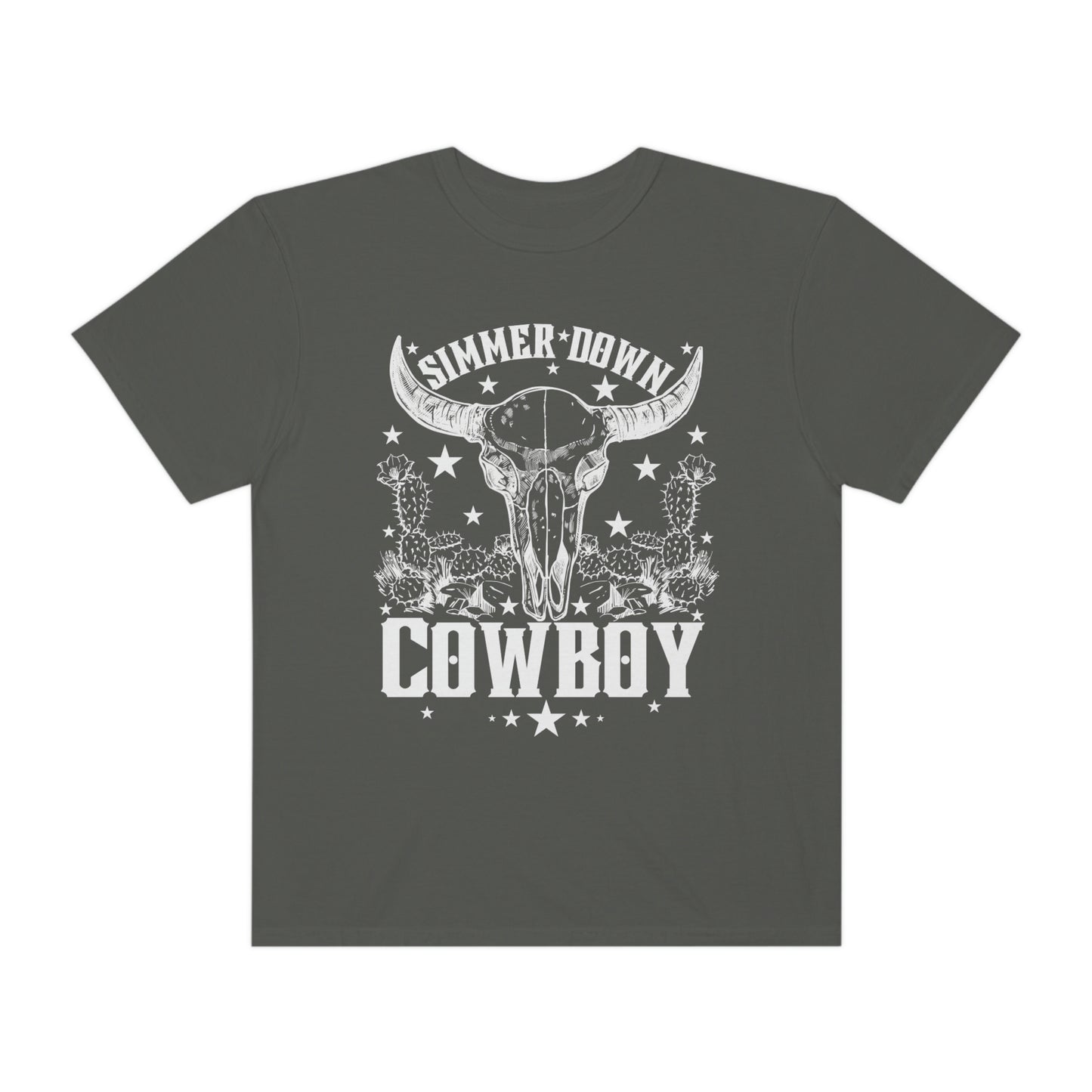 "Simmer Down Cowboy" Comfort Colors Unisex Graphic T-shirt