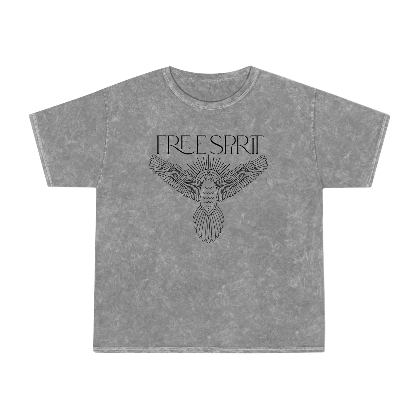 "Free Spirit" Unisex Mineral Wash T-Shirt