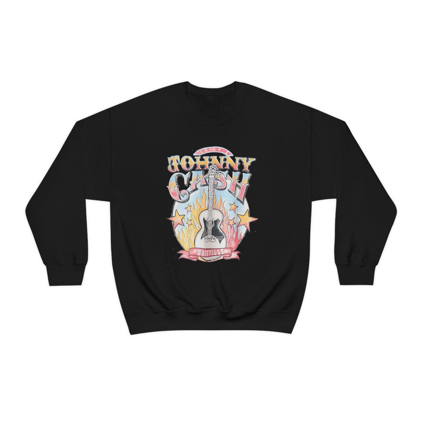"Johnny Cash" Unisex Heavy Blend™ Crewneck Sweatshirt