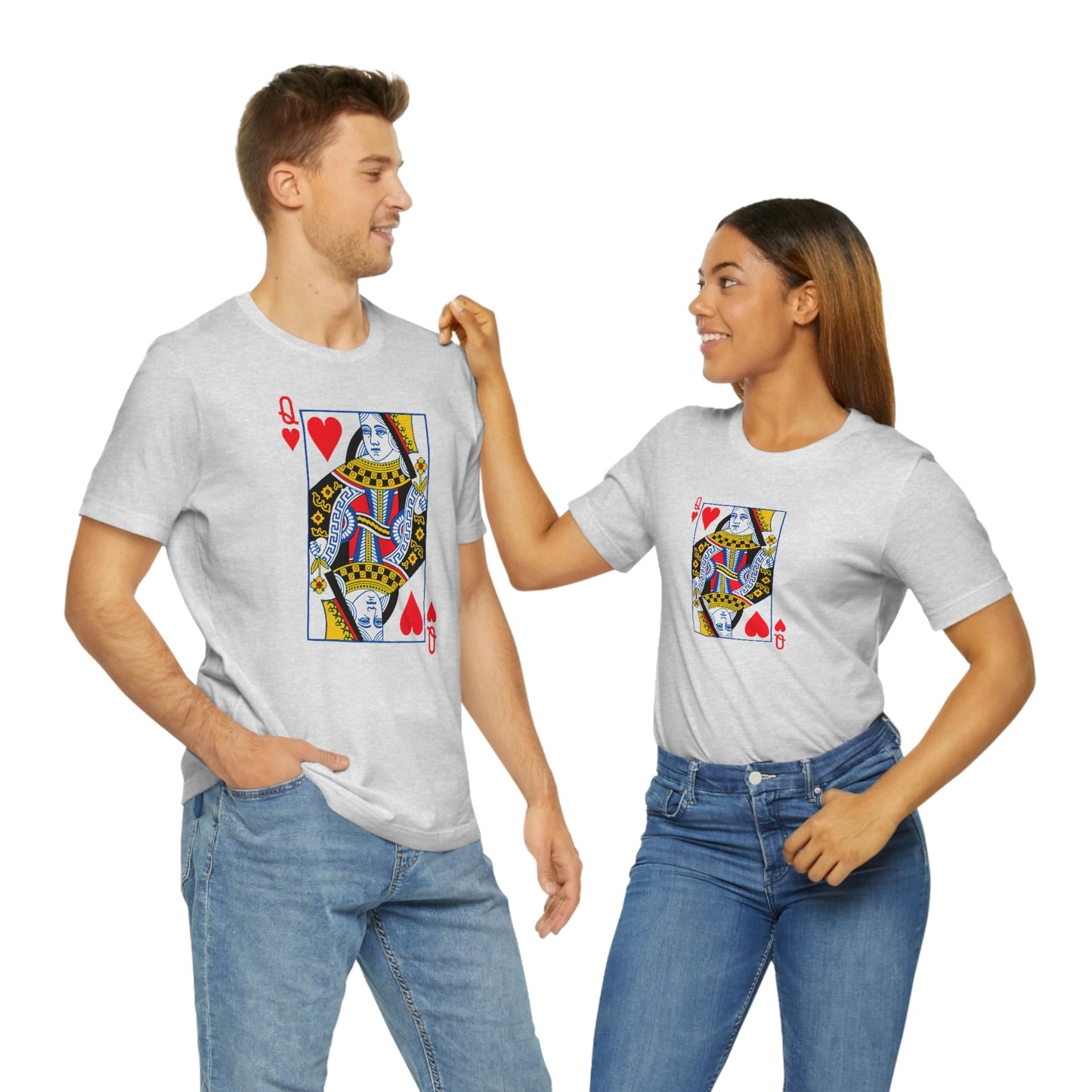 "Queen of Hearts" Unisex Jersey Short Sleeve Tee