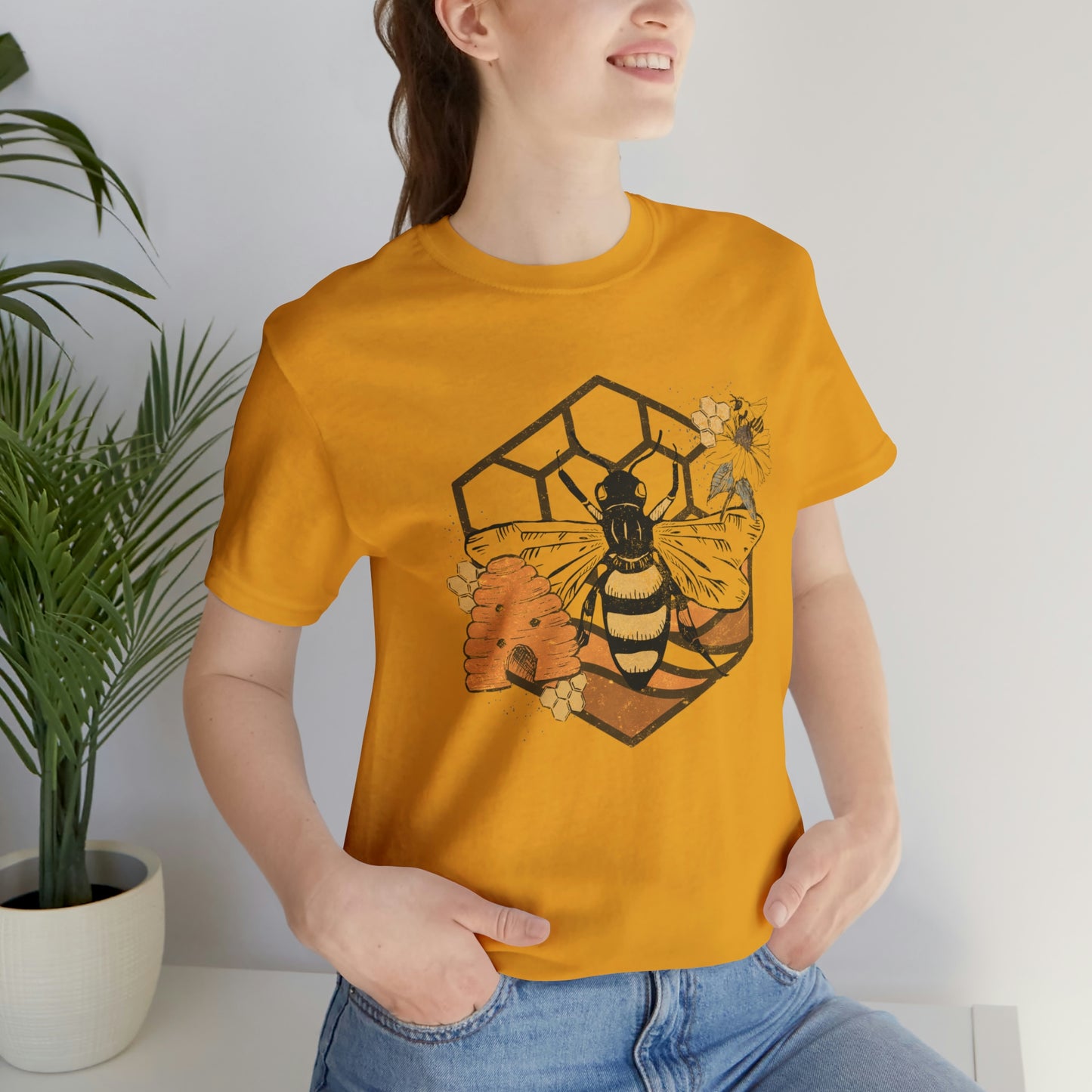 "Honey Bee" Bella Canvas Short Sleeve Tee