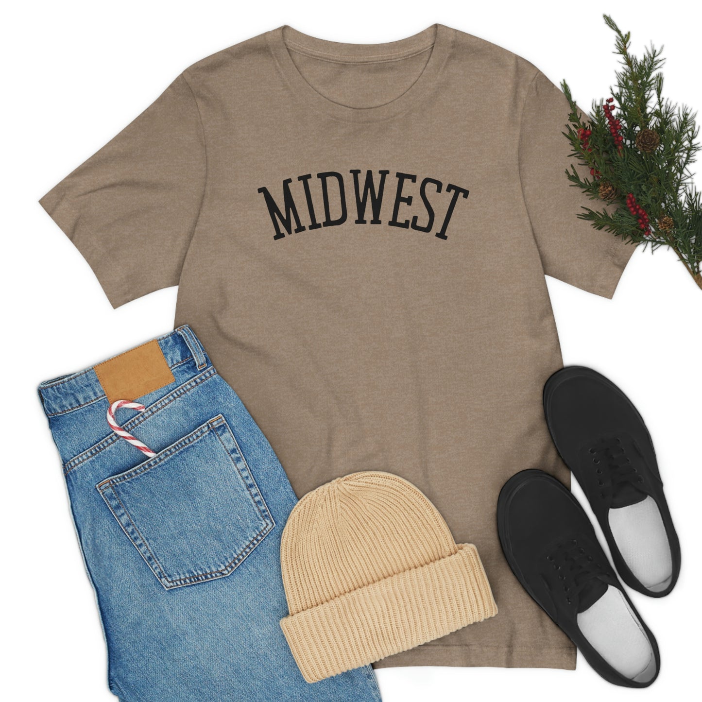"Midwest" Unisex Jersey Short Sleeve Tee
