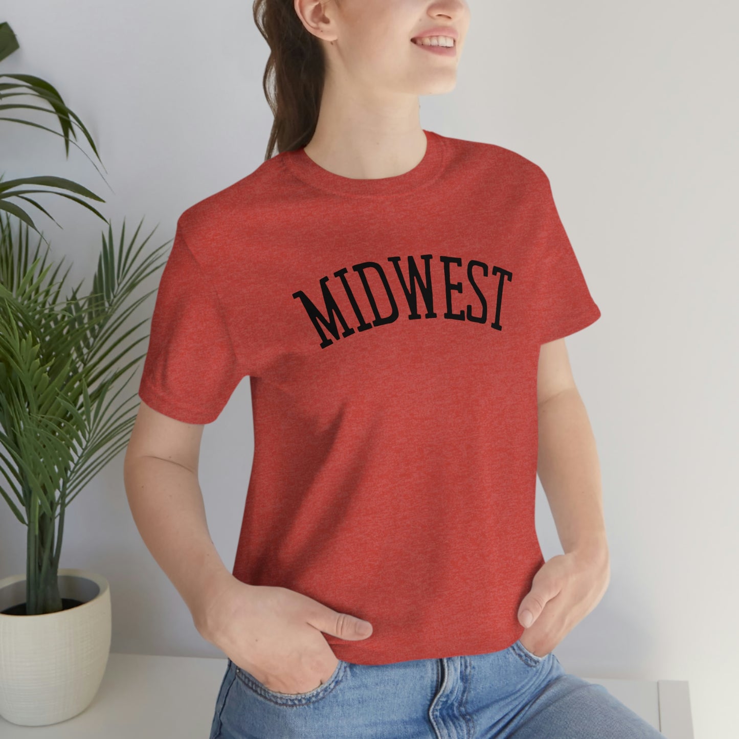 "Midwest" Unisex Jersey Short Sleeve Tee