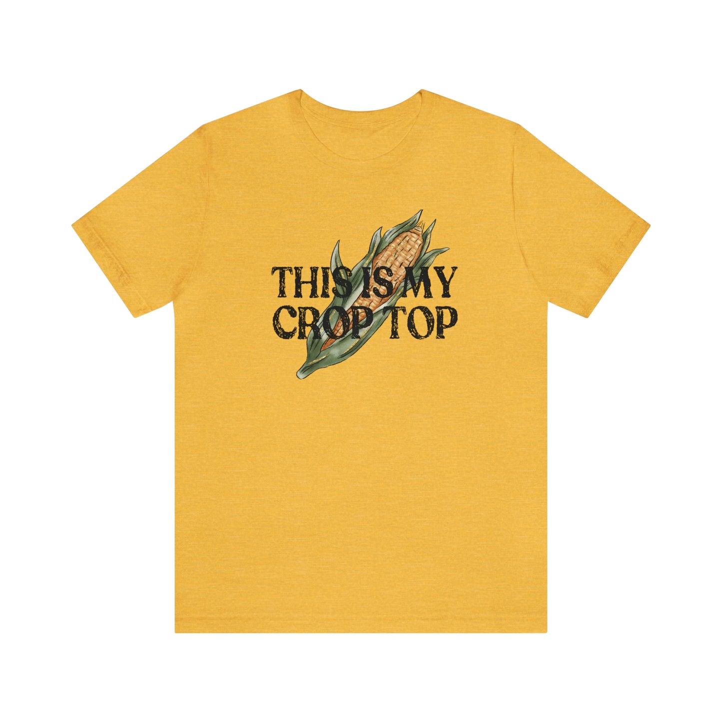 "Crop Top" Bella Canvas Unisex Short Sleeve Tee
