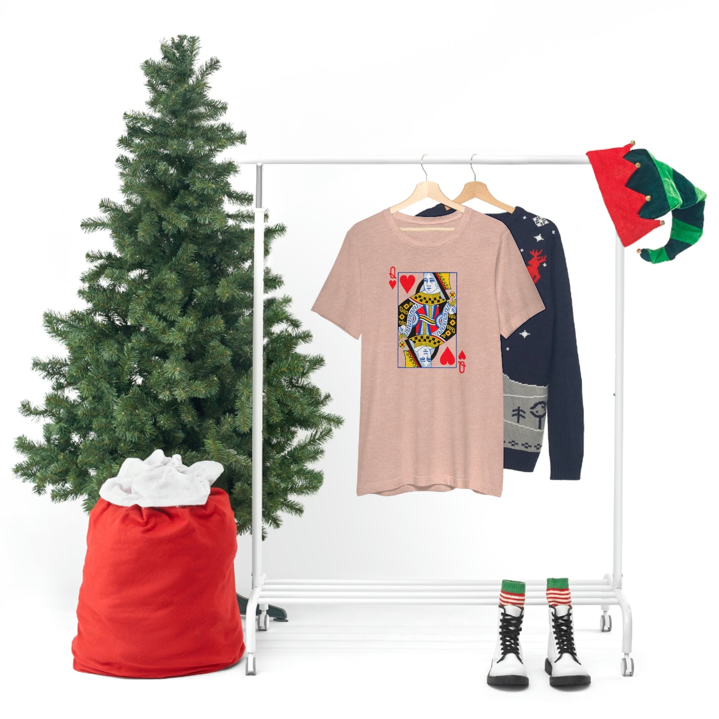 "Queen of Hearts" Unisex Jersey Short Sleeve Tee