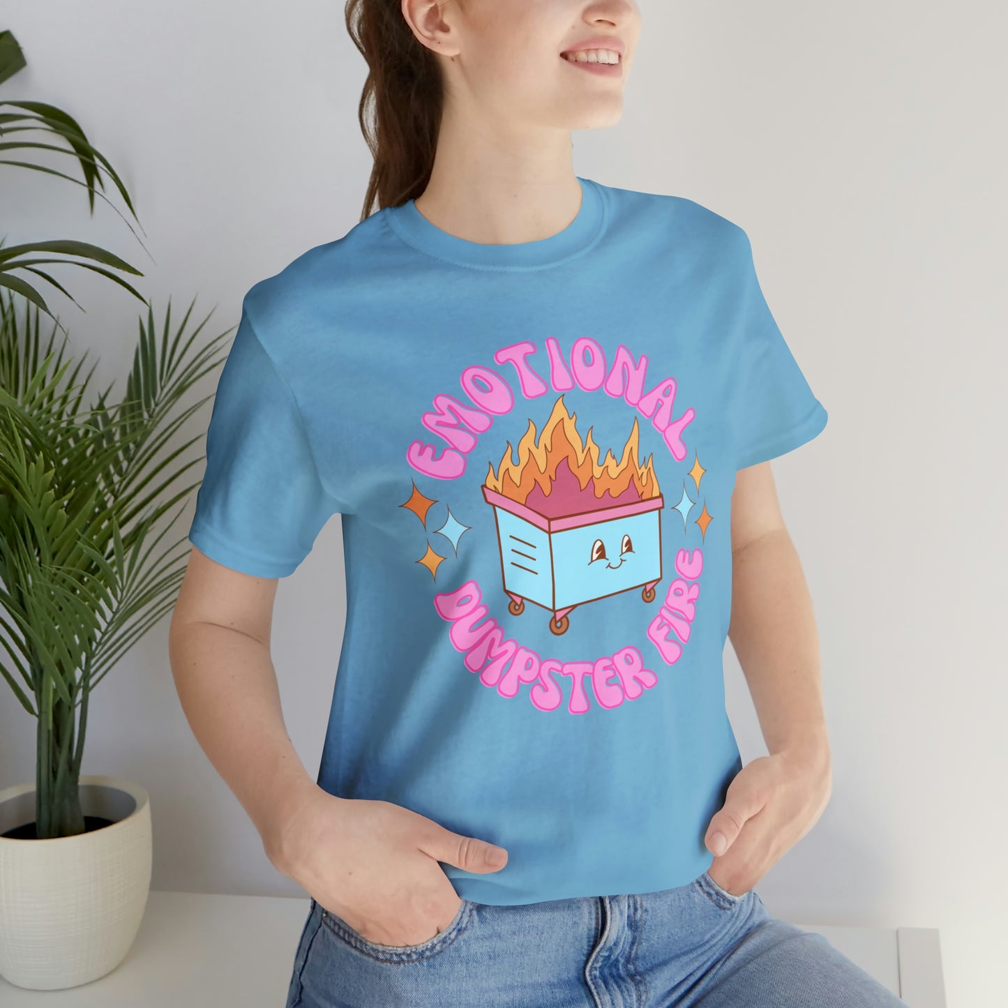 "Emotional Dumpster Fire" Bella Canvas Short Sleeve Tee