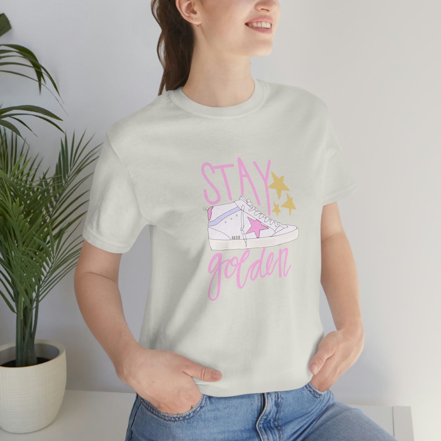 "Stay Golden" Unisex Jersey Short Sleeve Tee