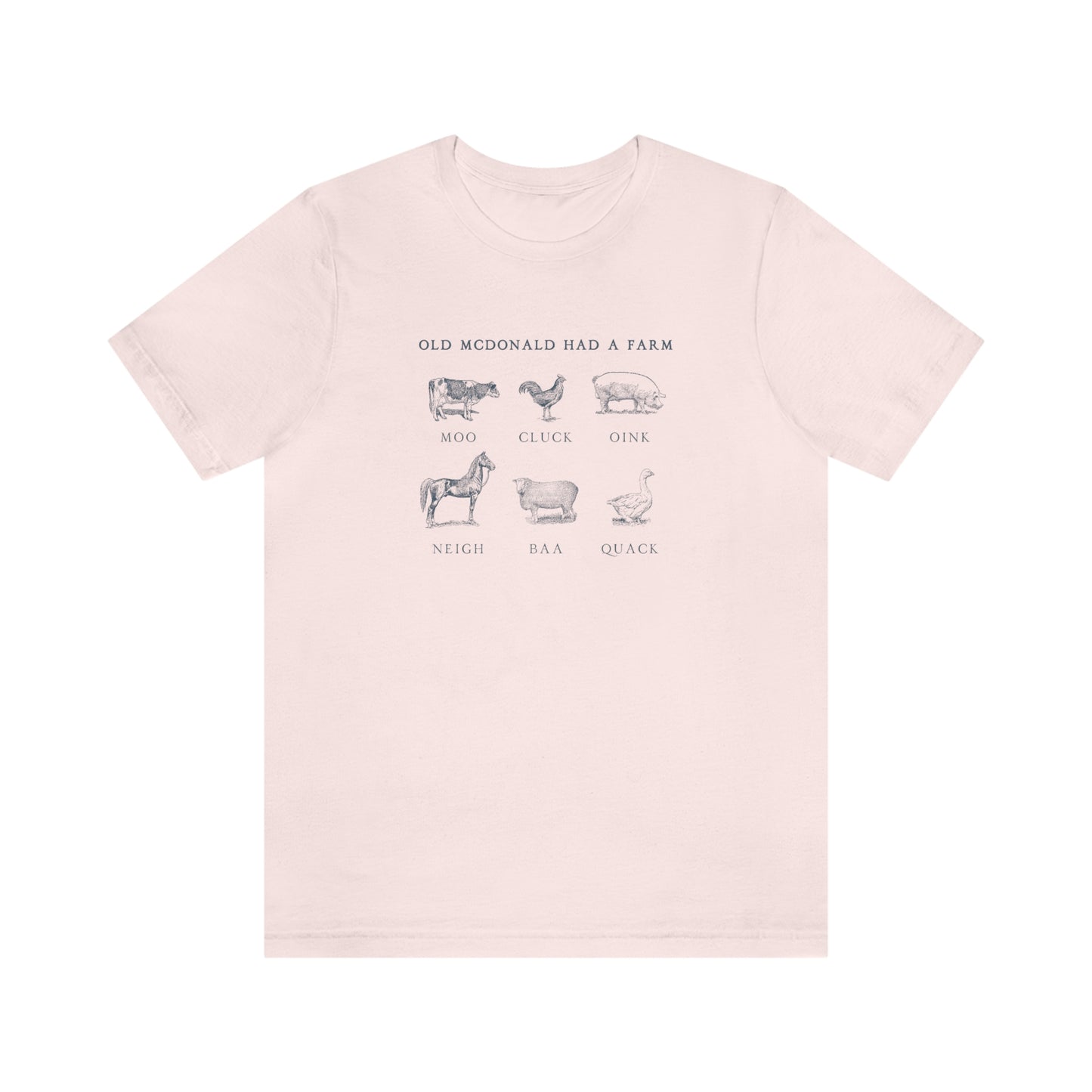 "Old McDonald Tee" Unisex Jersey Short Sleeve Tee (Bella Canvas 3001)