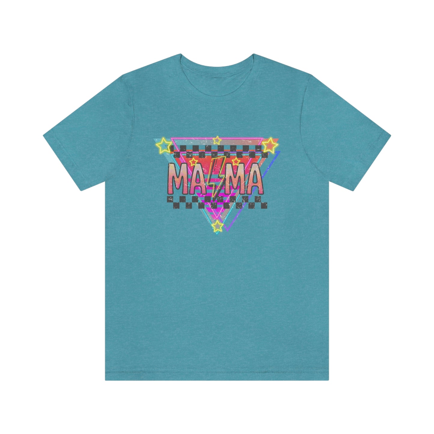 "Retro MAMA" Unisex Jersey Short Sleeve Tee