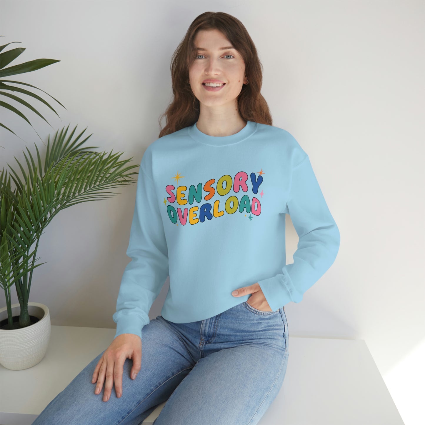 "Sensory Overload" Unisex Heavy Blend™ Crewneck Sweatshirt