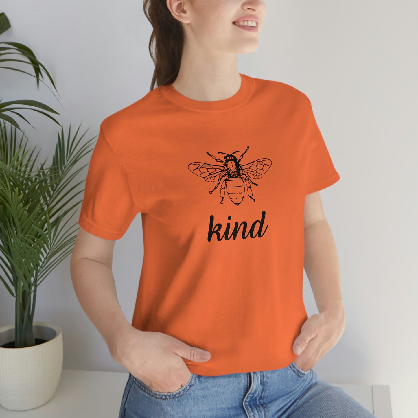 "Bee Kind" Unisex Jersey Short Sleeve Tee