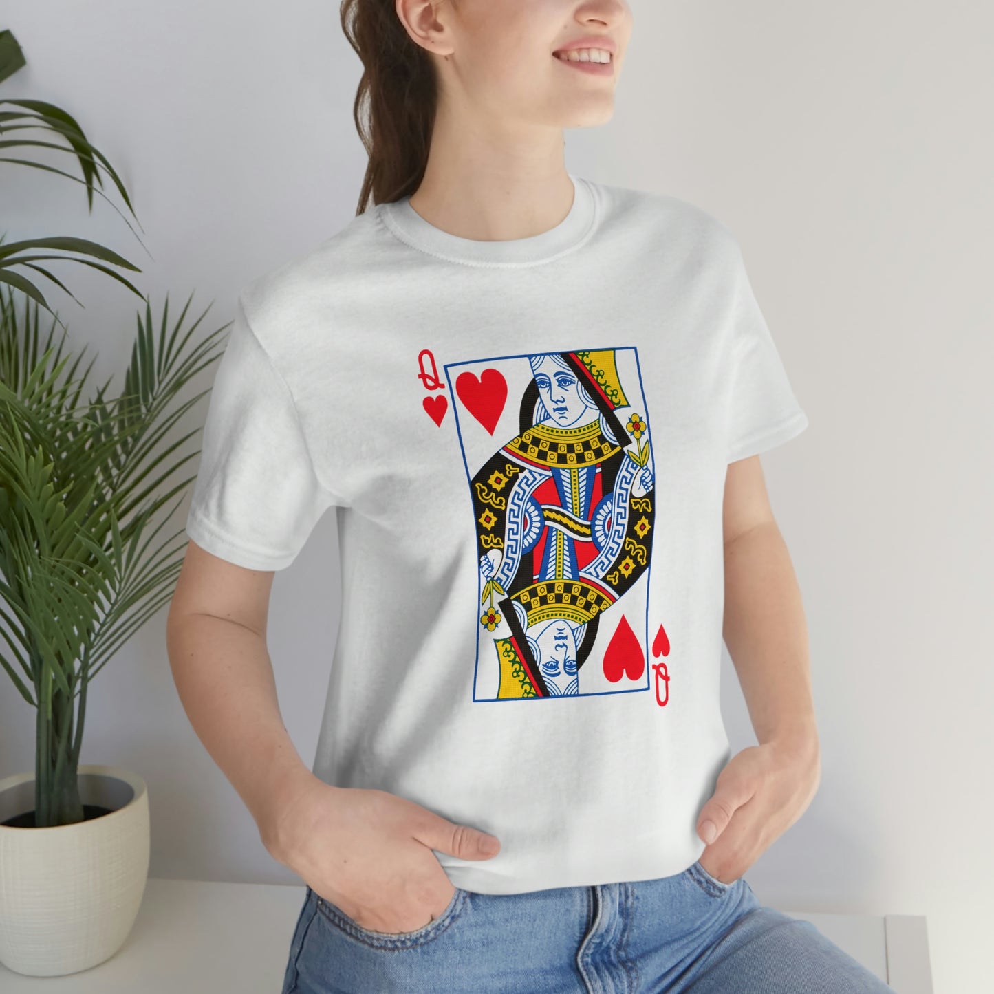 "Queen of Hearts" Unisex Jersey Short Sleeve Tee