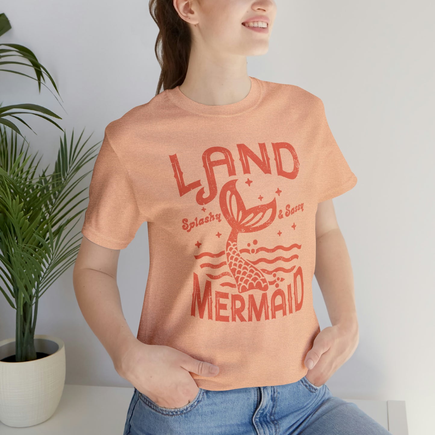 "Land Mermaid" Bella Canvas Short Sleeve Tee