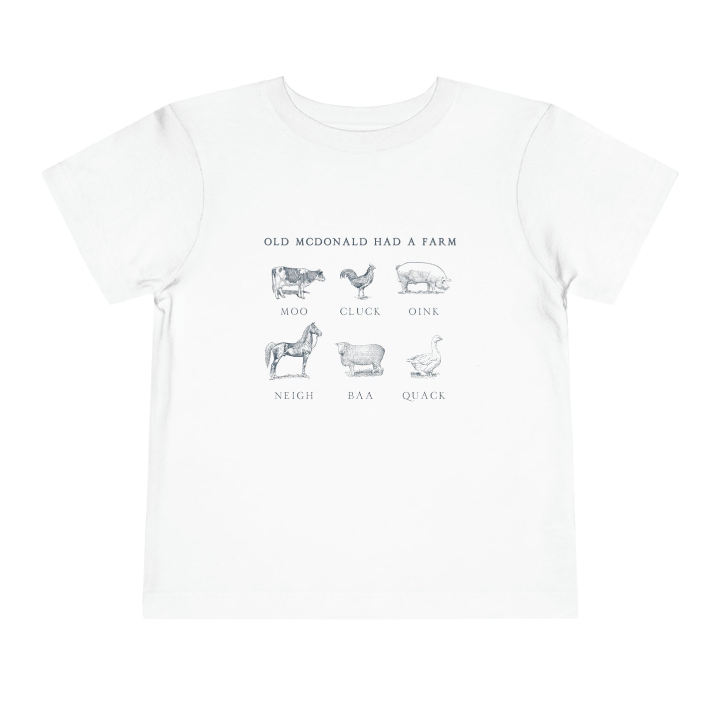 "Old McDonald" Toddler Short Sleeve Tee (2T-5T)