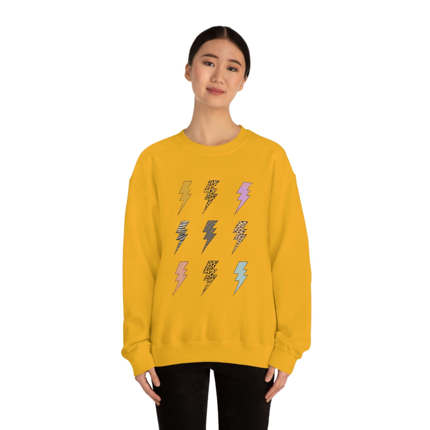 "Lightening Bolt" Unisex Heavy Blend™ Crewneck Sweatshirt