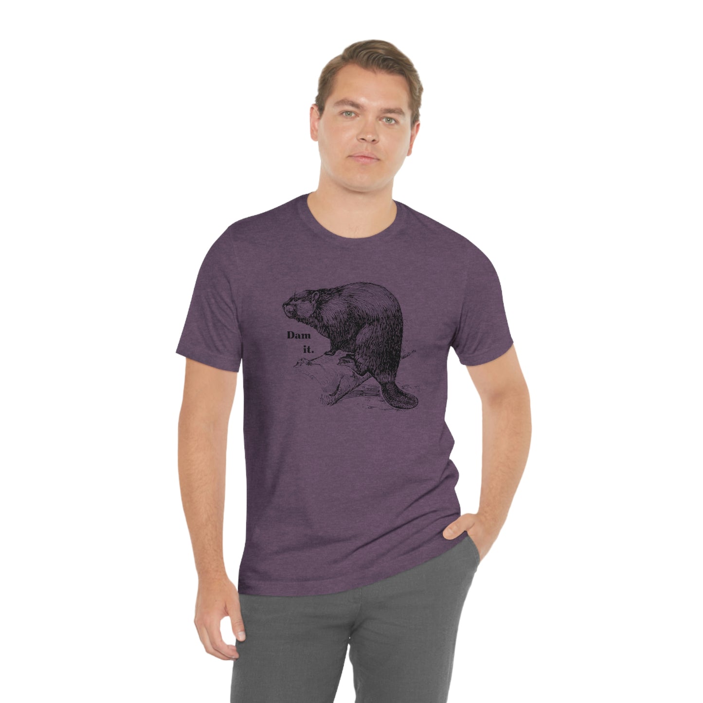 "Dam it" Bella Canvas Graphic Short Sleeve Tee