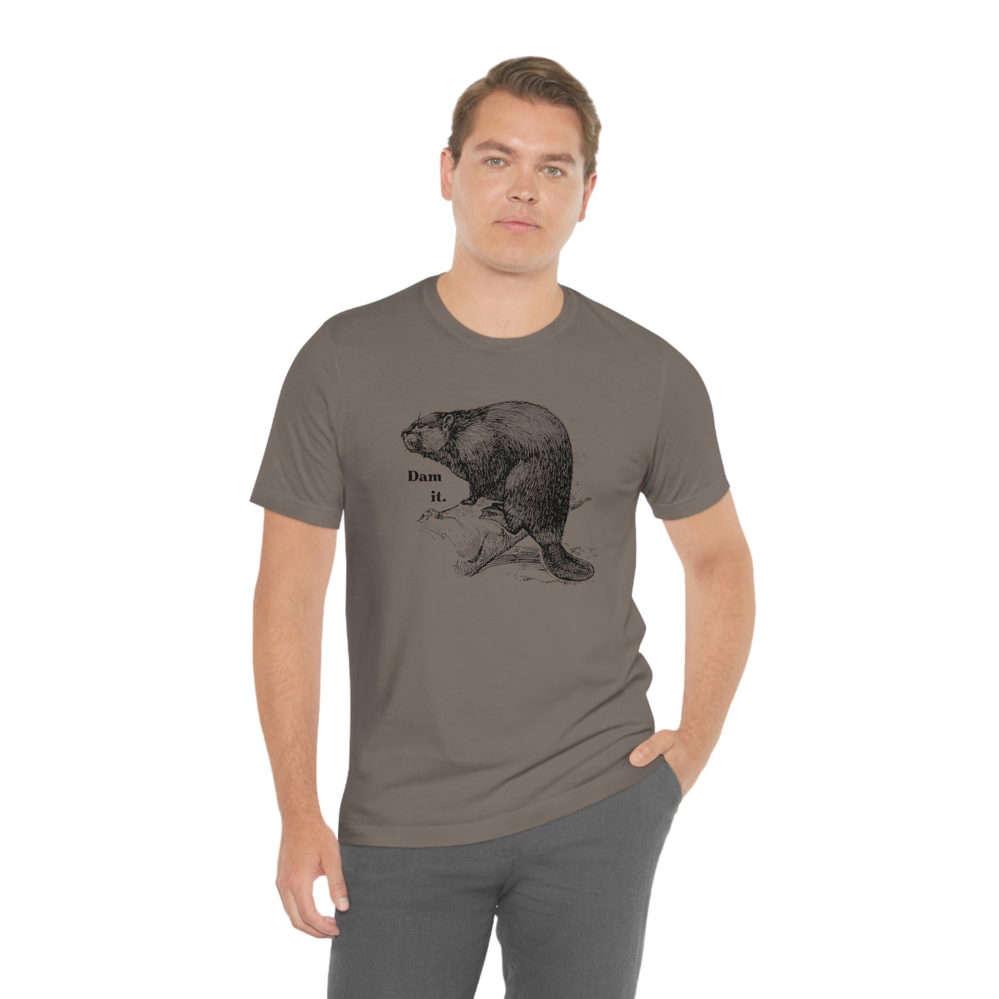 "Dam it" Bella Canvas Graphic Short Sleeve Tee