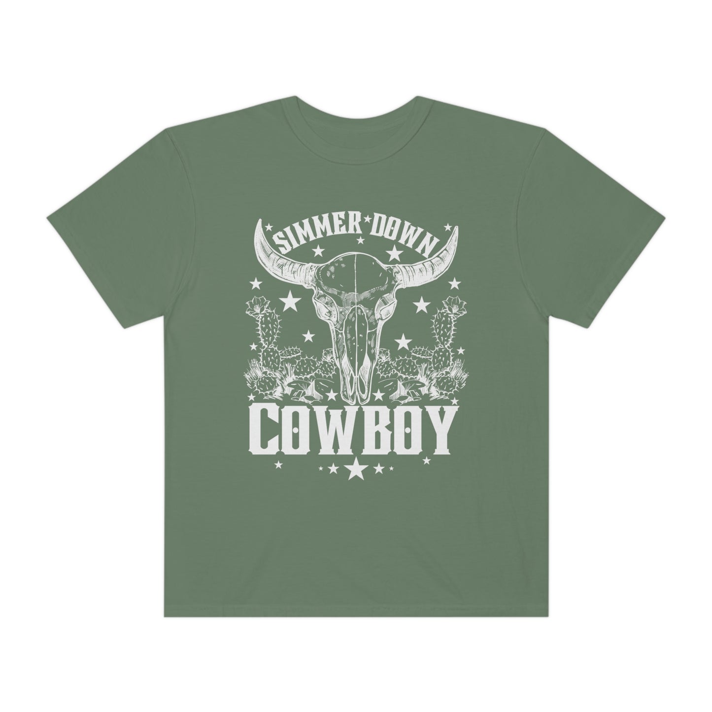 "Simmer Down Cowboy" Comfort Colors Unisex Graphic T-shirt