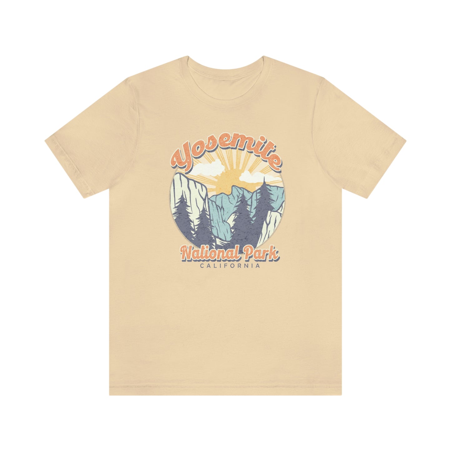 "Yosemite National Park" Bella Canvas Short Sleeve Tee