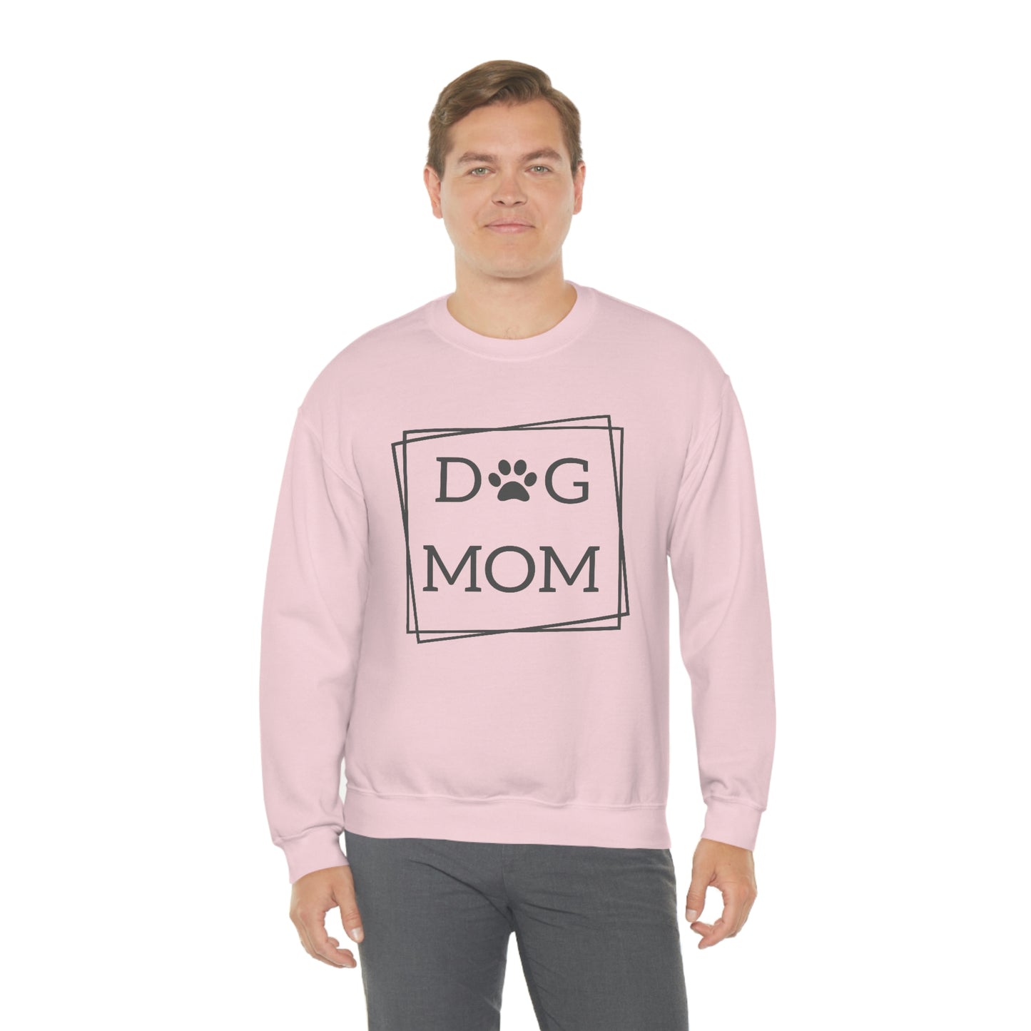 "Dog Mom" Unisex Heavy Blend™ Crewneck Sweatshirt