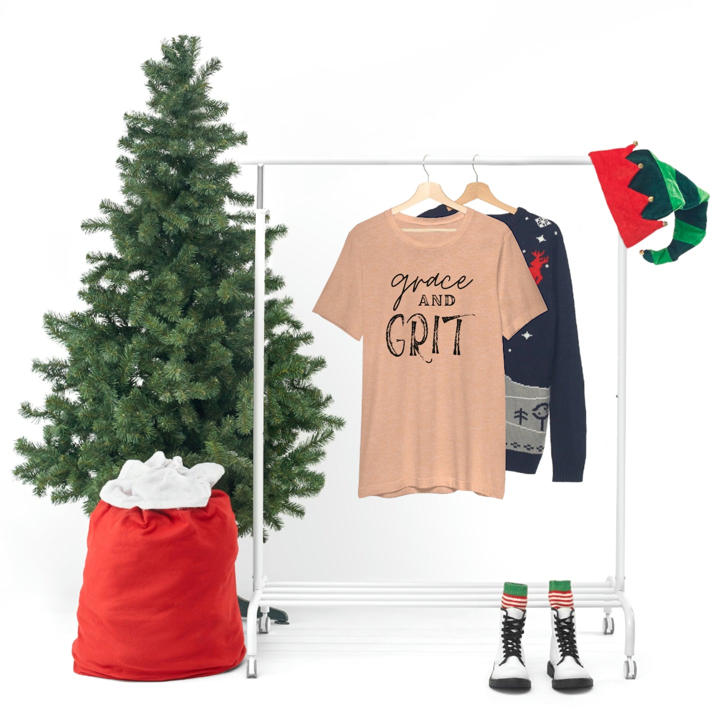 "Grace and Grit" Unisex Jersey Short Tee