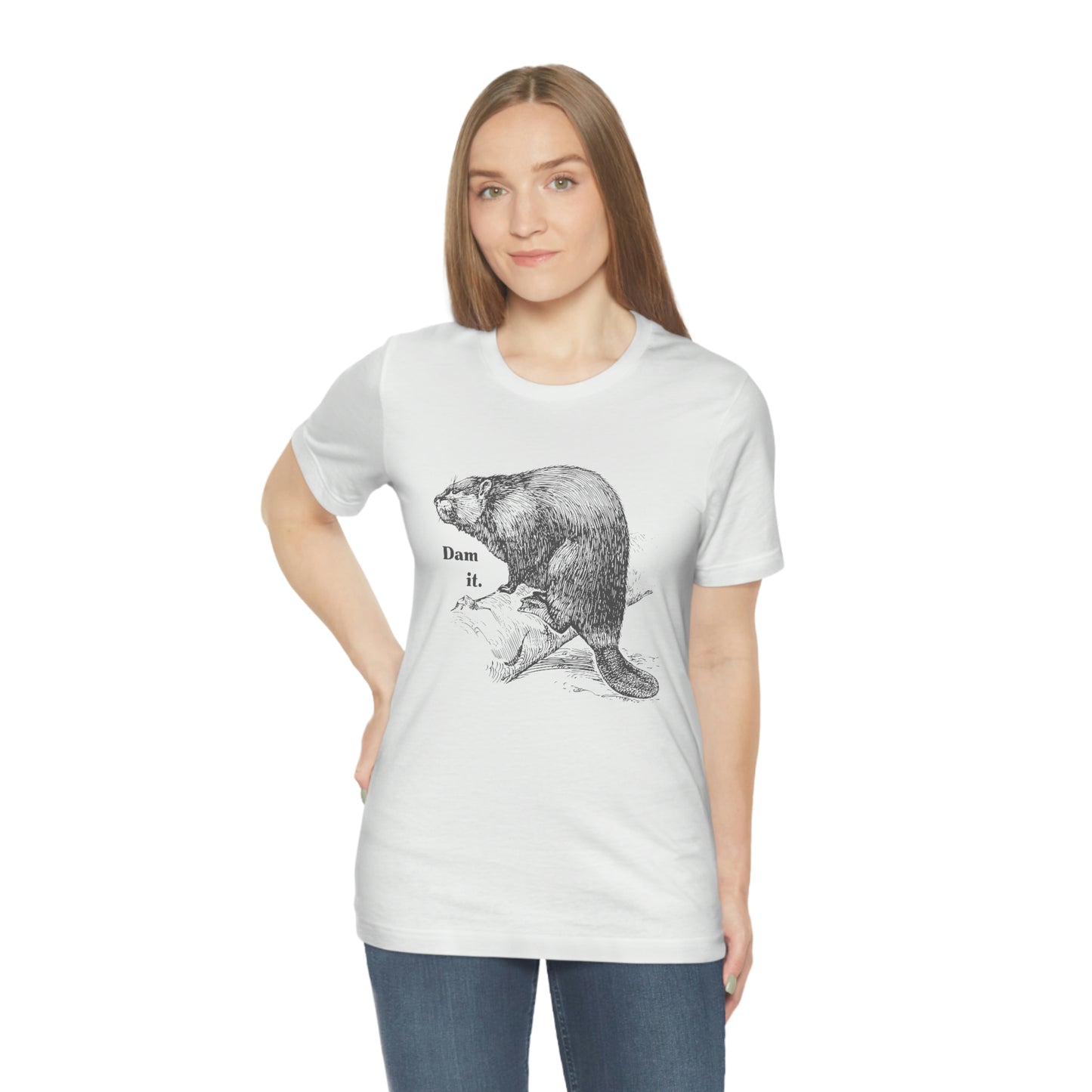"Dam it" Bella Canvas Graphic Short Sleeve Tee