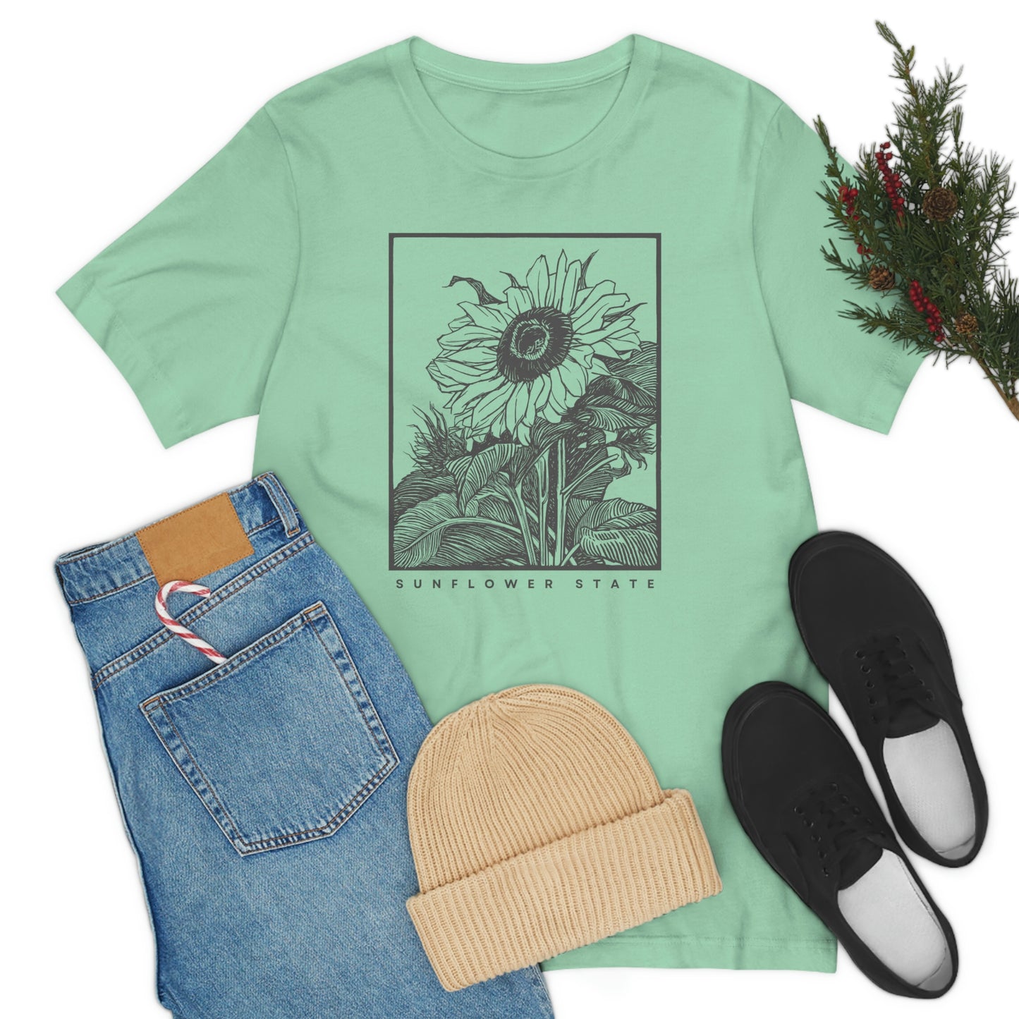 "Sunflower" Bella Canvas Unisex Jersey Short Sleeve Tee