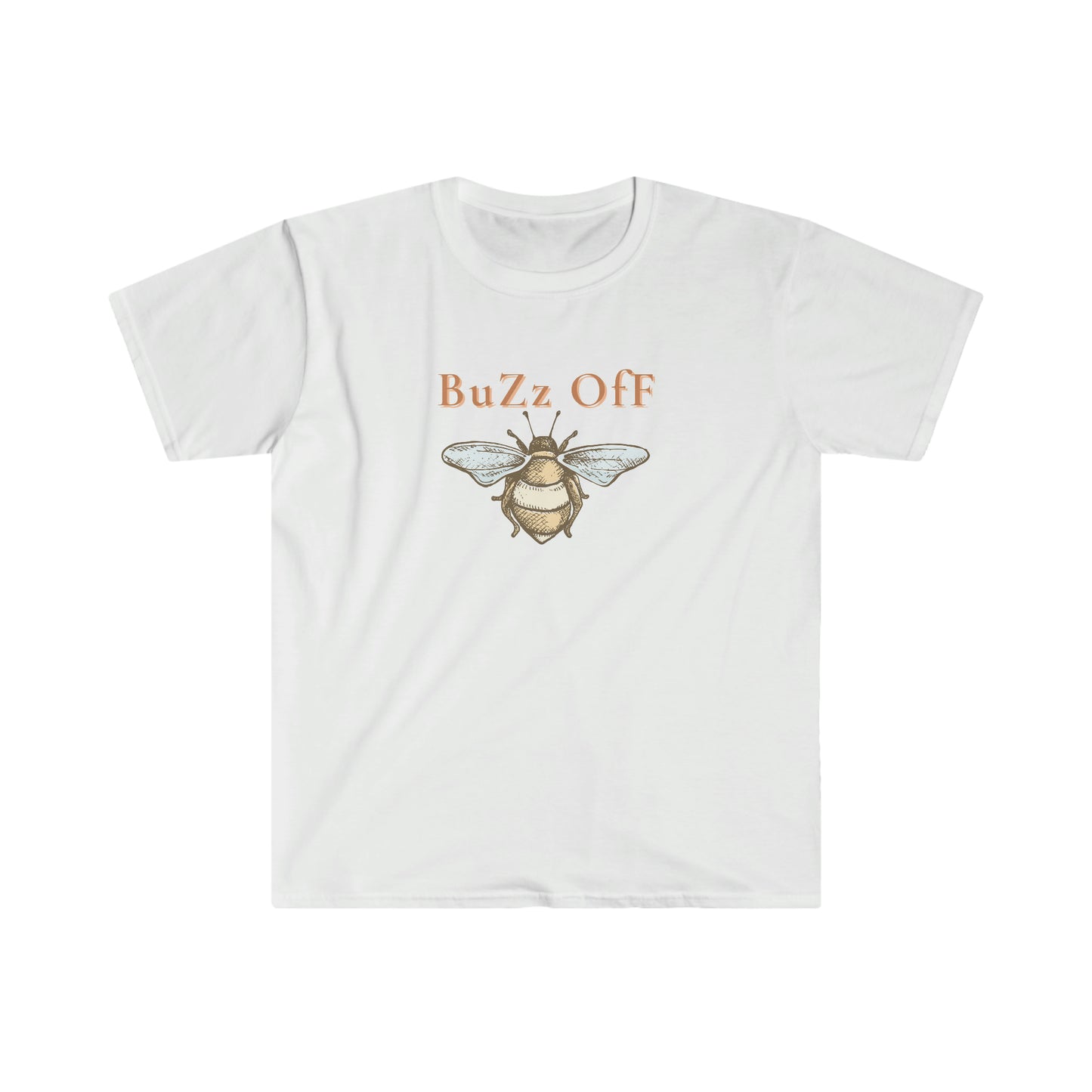 "Buzz Off" Unisex Softstyle T-Shirt (Gildan Soft Style)