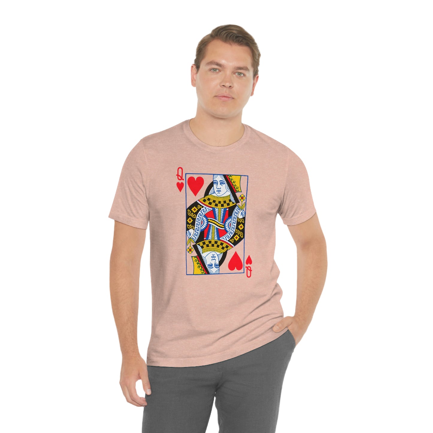 "Queen of Hearts" Unisex Jersey Short Sleeve Tee
