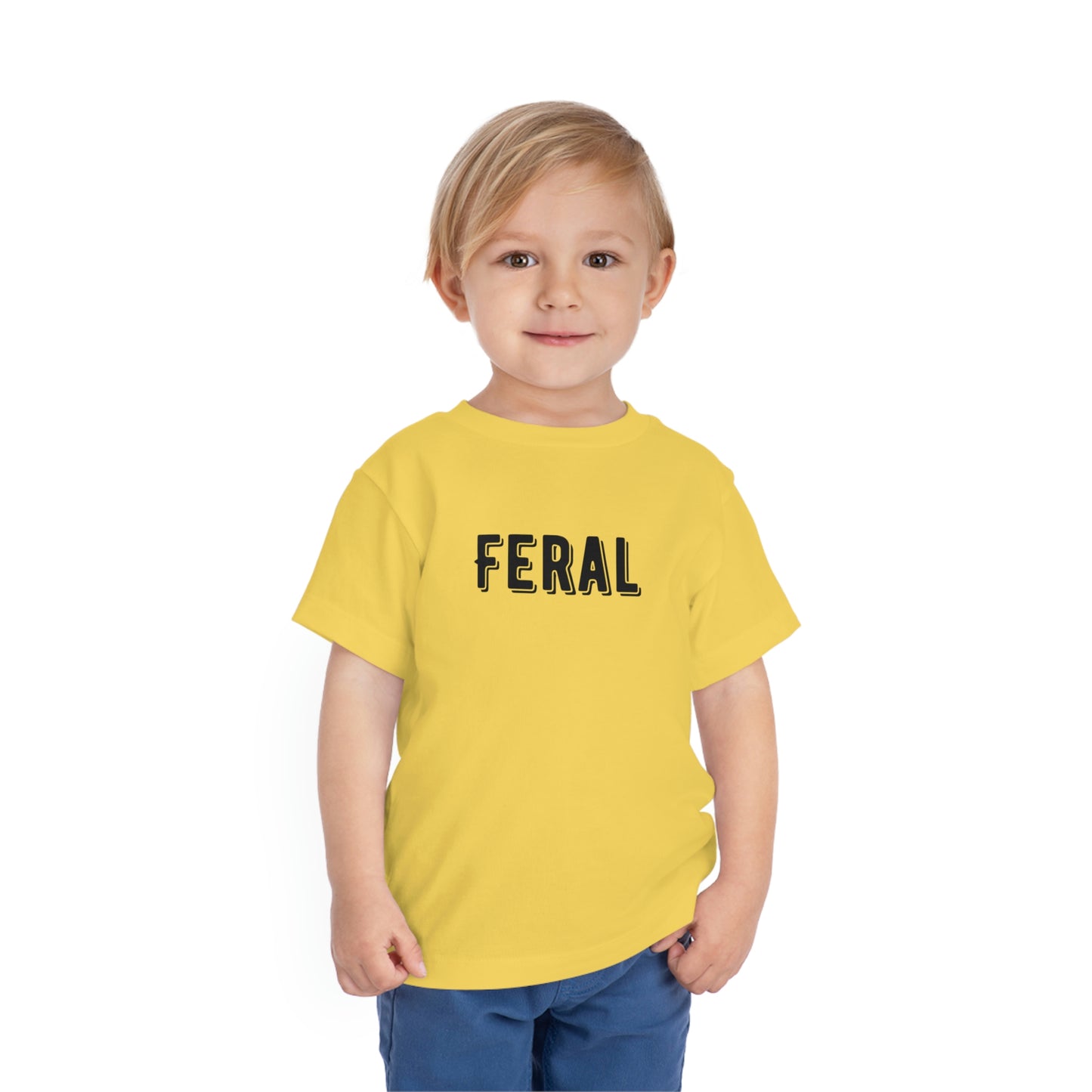 "Feral" Toddler Short Sleeve Tee (2T-5T)