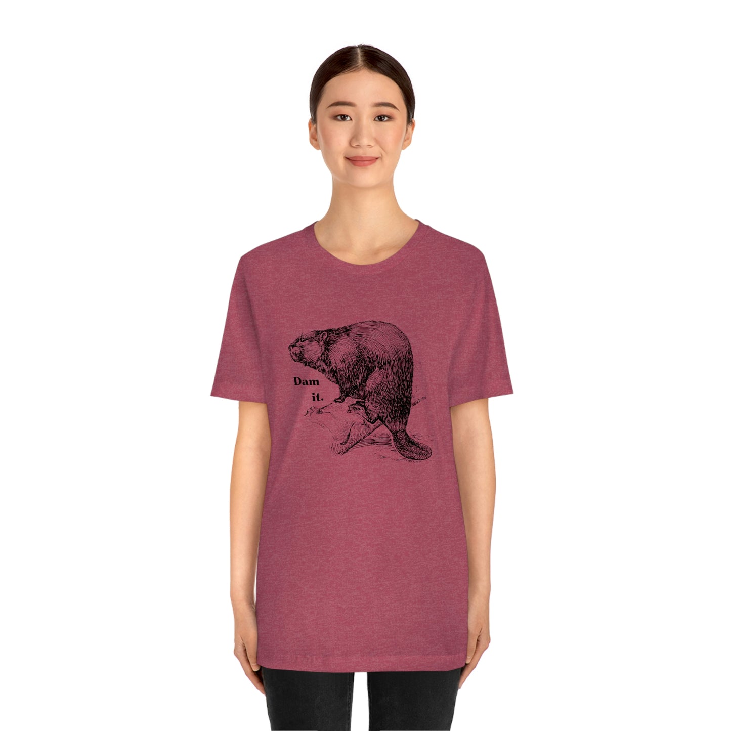 "Dam it" Bella Canvas Graphic Short Sleeve Tee