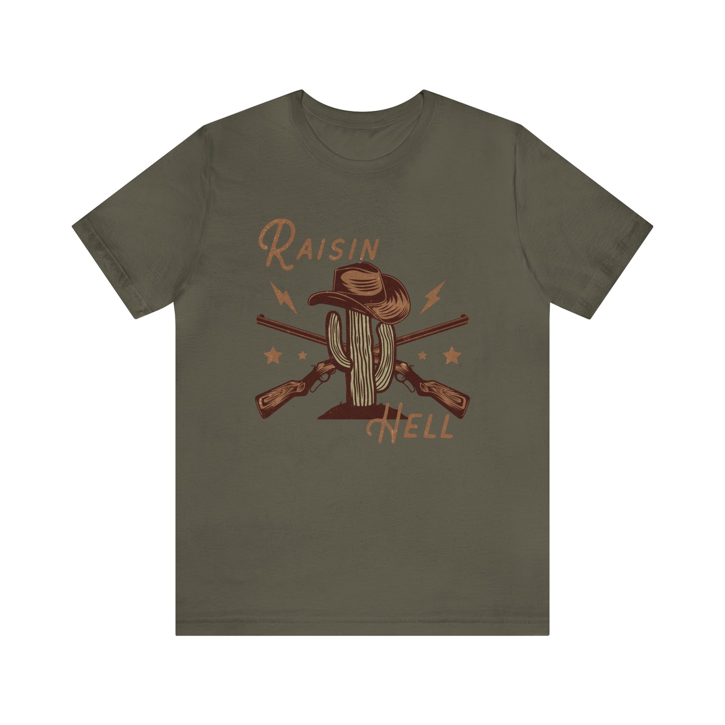 "Raisin Hell" Bella Canvas Short Sleeve Tee