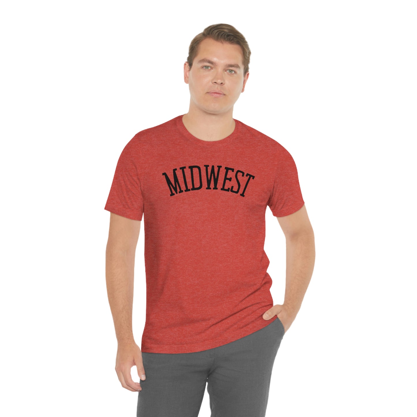 "Midwest" Unisex Jersey Short Sleeve Tee