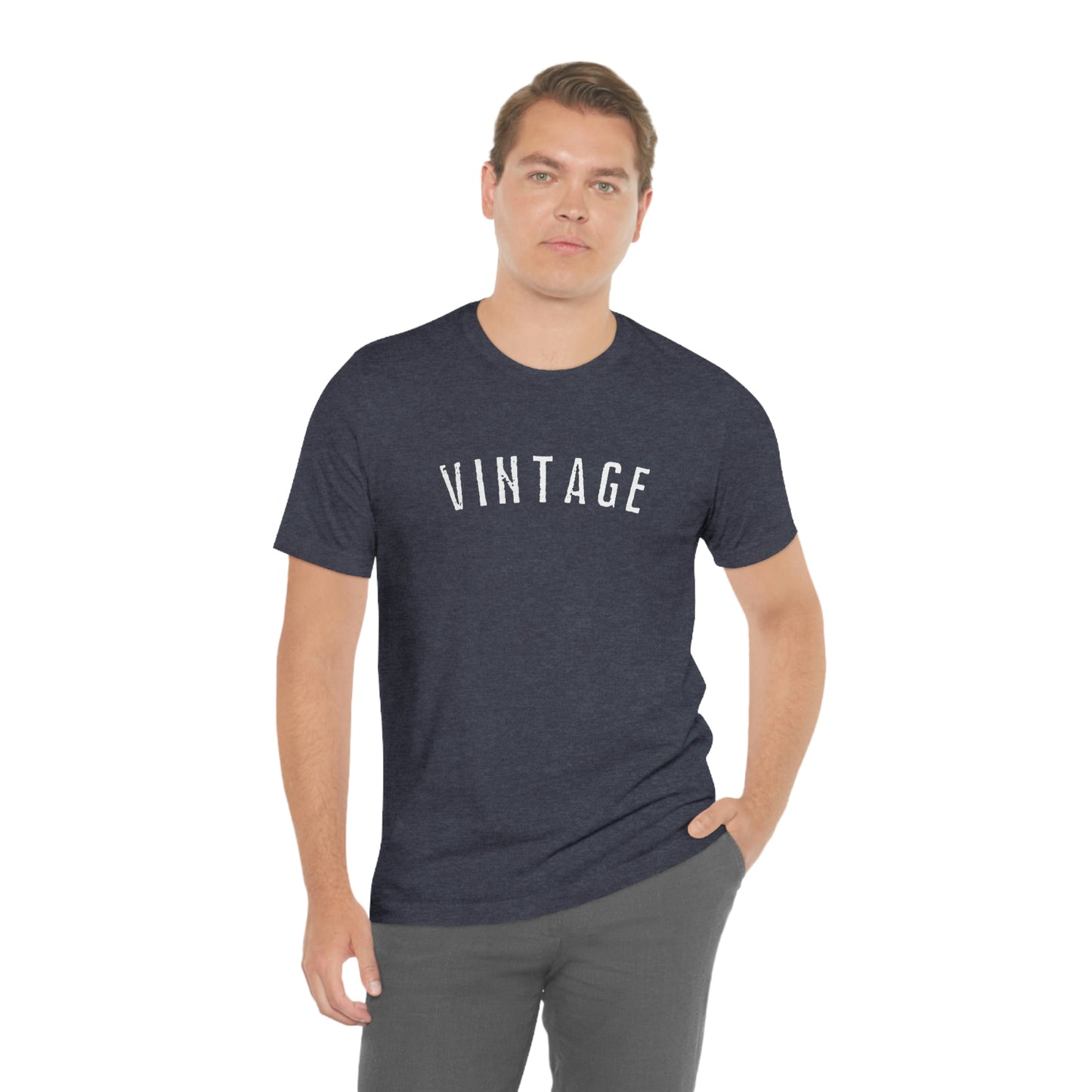 "Vintage" Bella Canvas Unisex Jersey Short Sleeve Tee