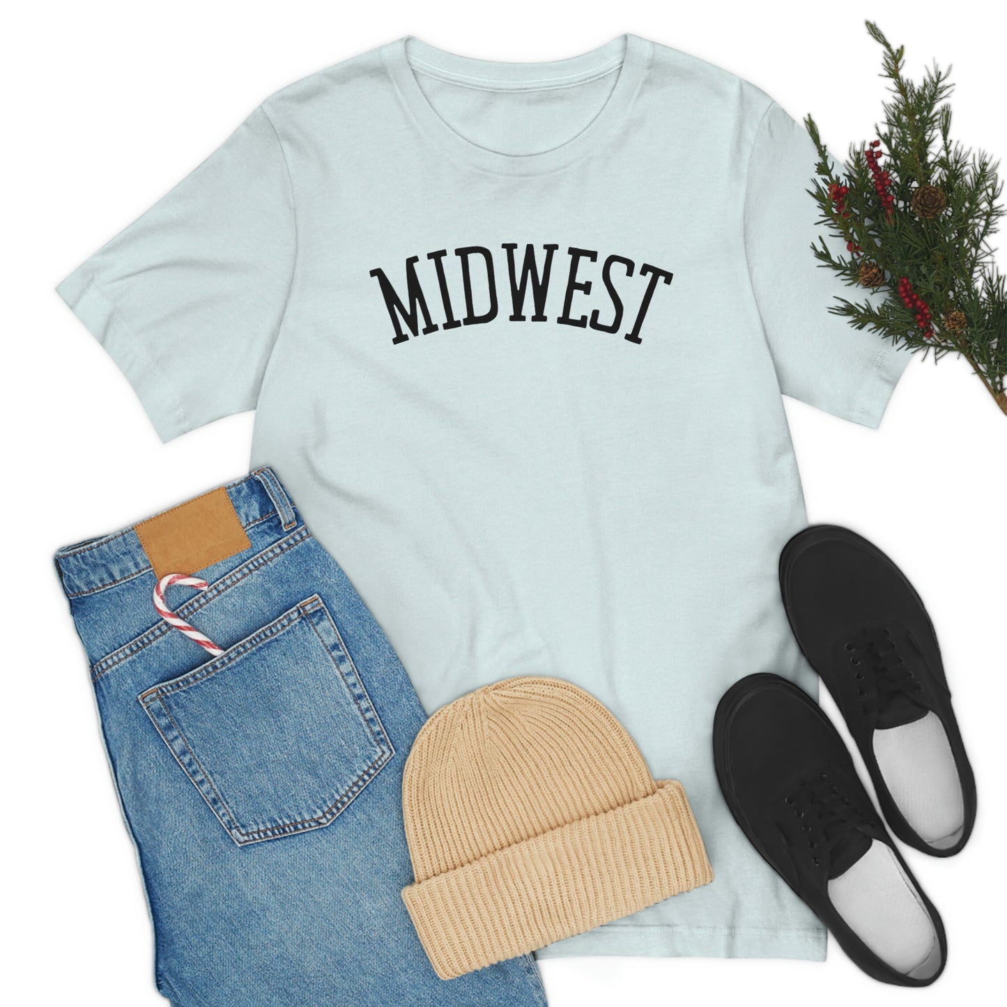 "Midwest" Unisex Jersey Short Sleeve Tee