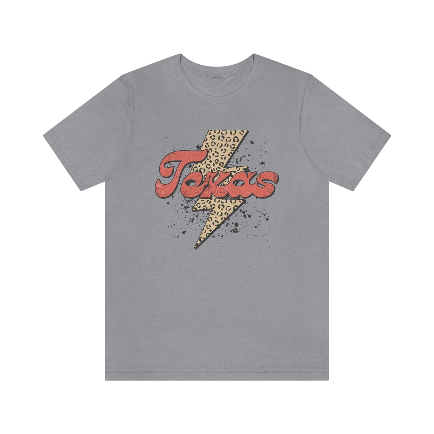 "Texas" Unisex Jersey Short Sleeve Tee (Bella Canvas 3001)