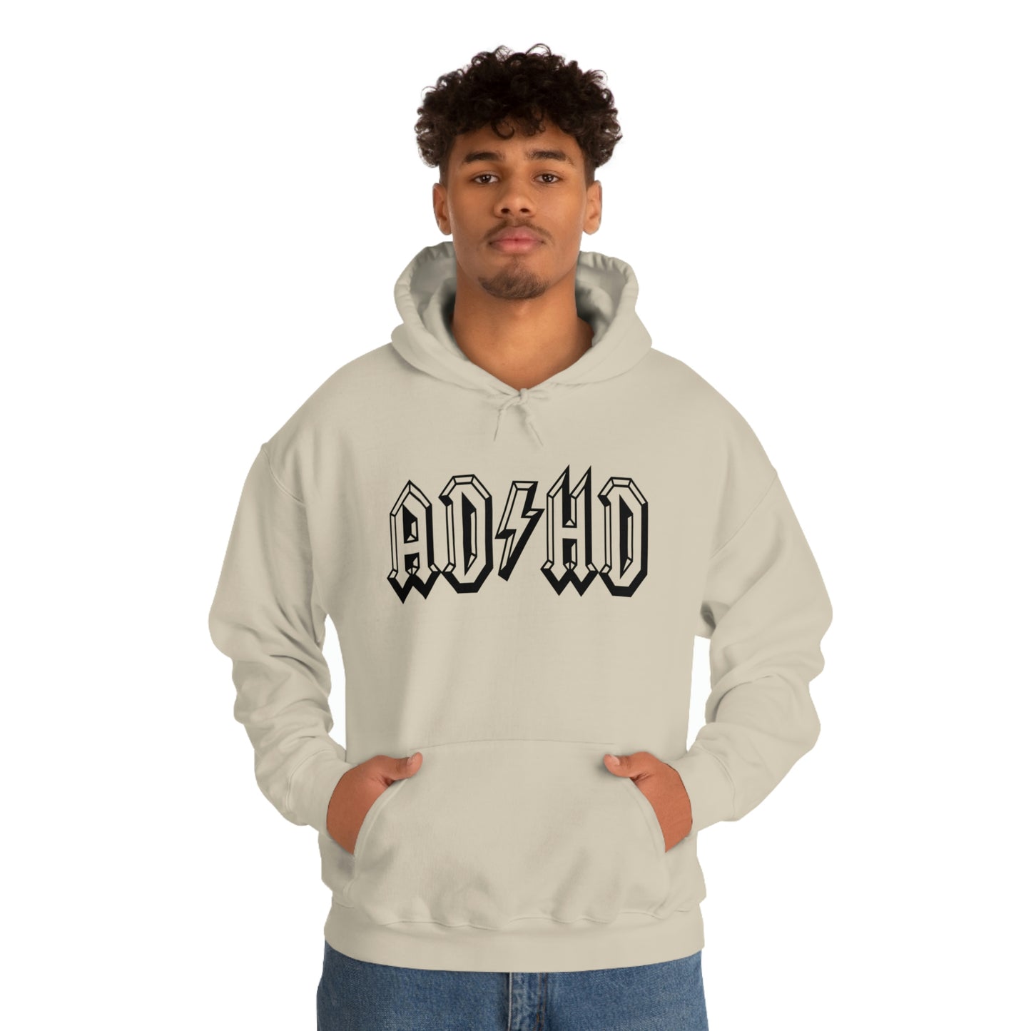 "ADHD" Unisex Hooded Sweatshirt
