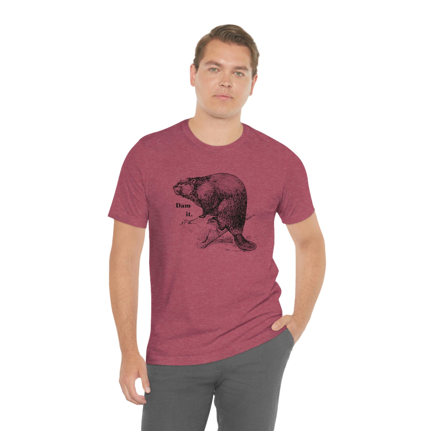 "Dam it" Bella Canvas Graphic Short Sleeve Tee
