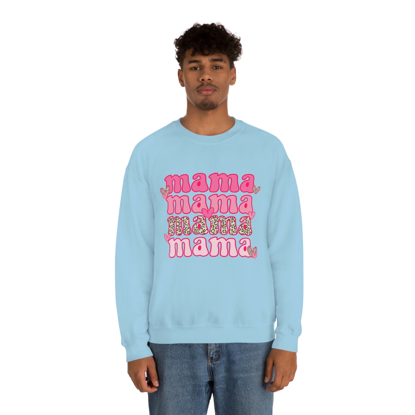 "Mama" Unisex Heavy Blend™ Crewneck Sweatshirt