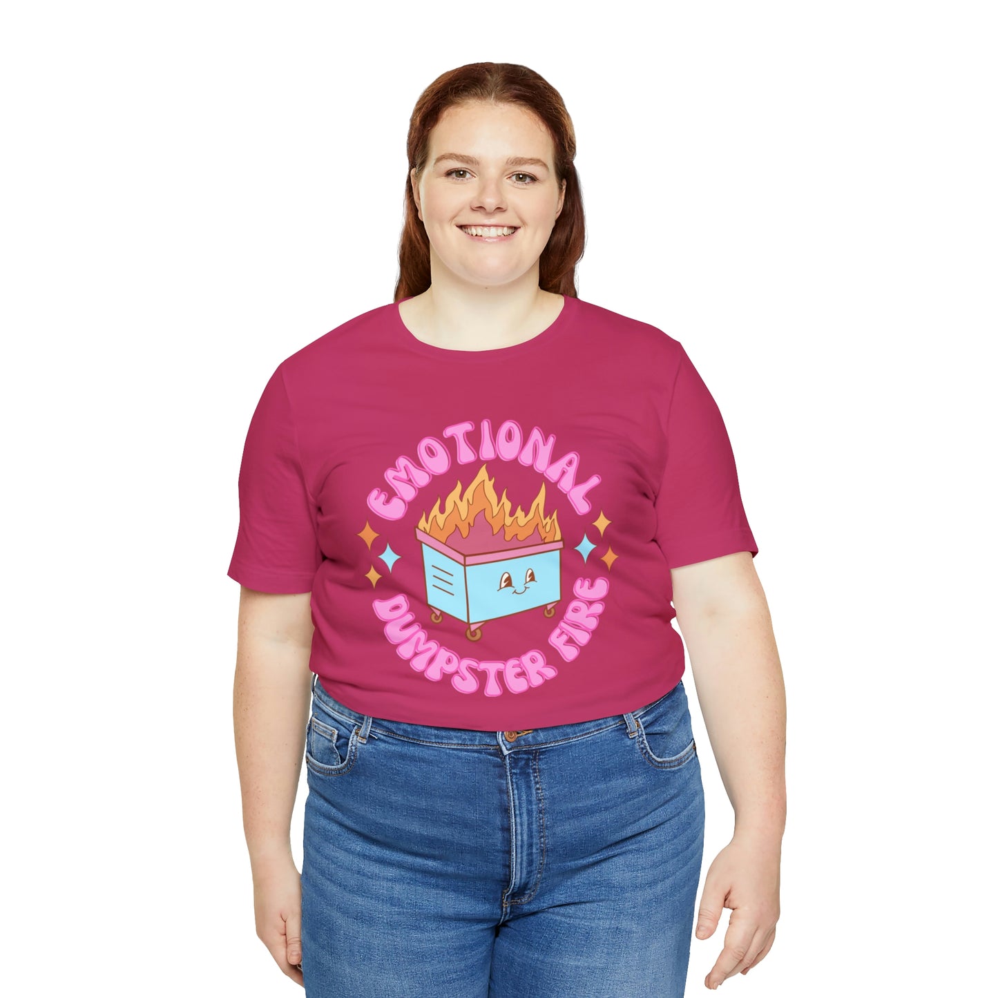 "Emotional Dumpster Fire" Bella Canvas Short Sleeve Tee