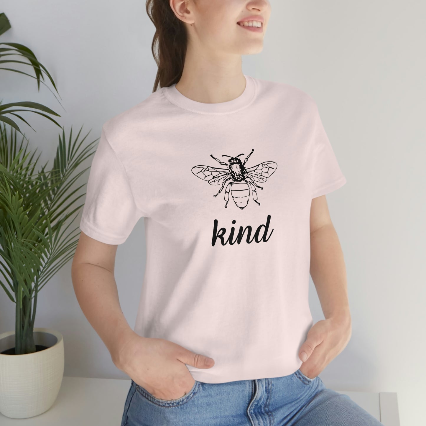 "Bee Kind" Unisex Jersey Short Sleeve Tee