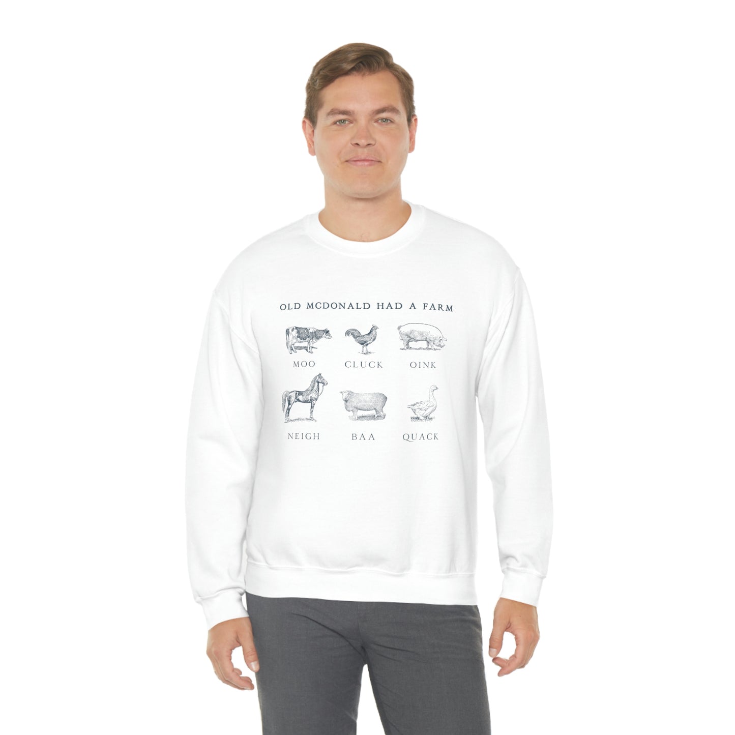 "Old McDonald" Unisex Heavy Blend™ Crewneck Sweatshirt