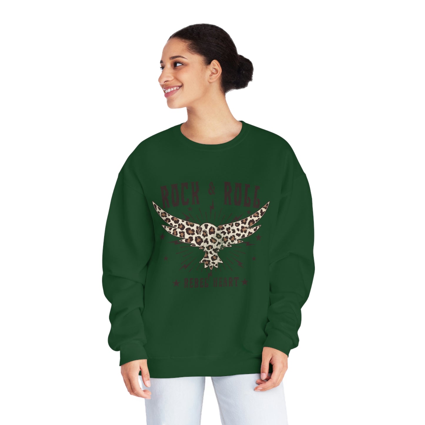 "Rock & Roll" Unisex NuBlend® Crewneck Sweatshirt