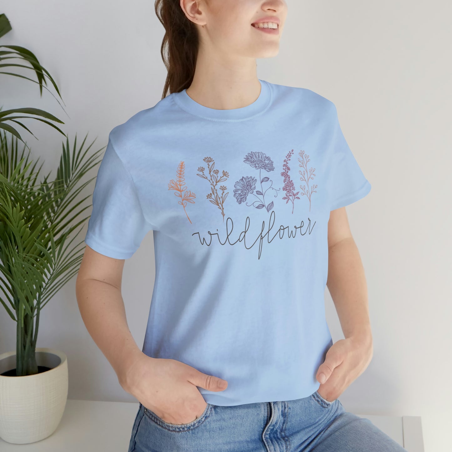 "Wildflower" Bella Canvas Short Sleeve Tee