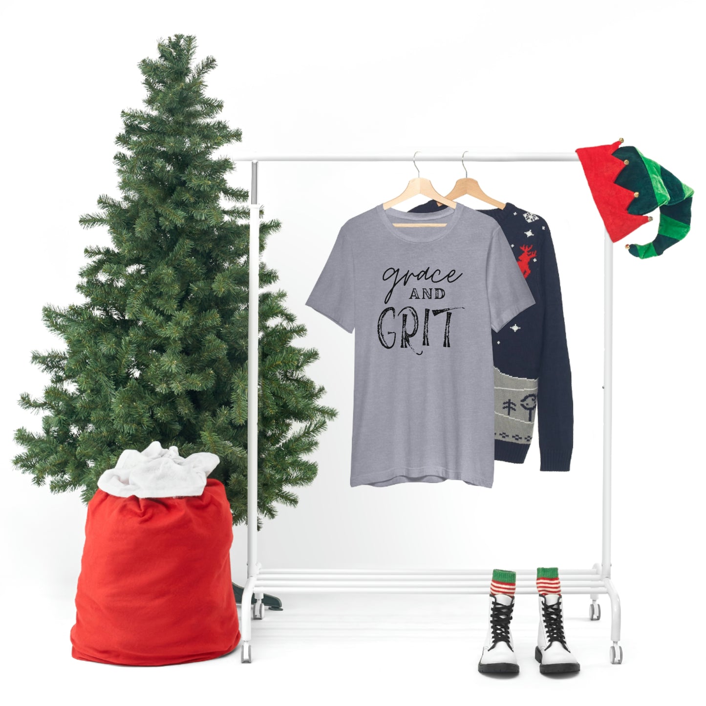 "Grace and Grit" Unisex Jersey Short Tee
