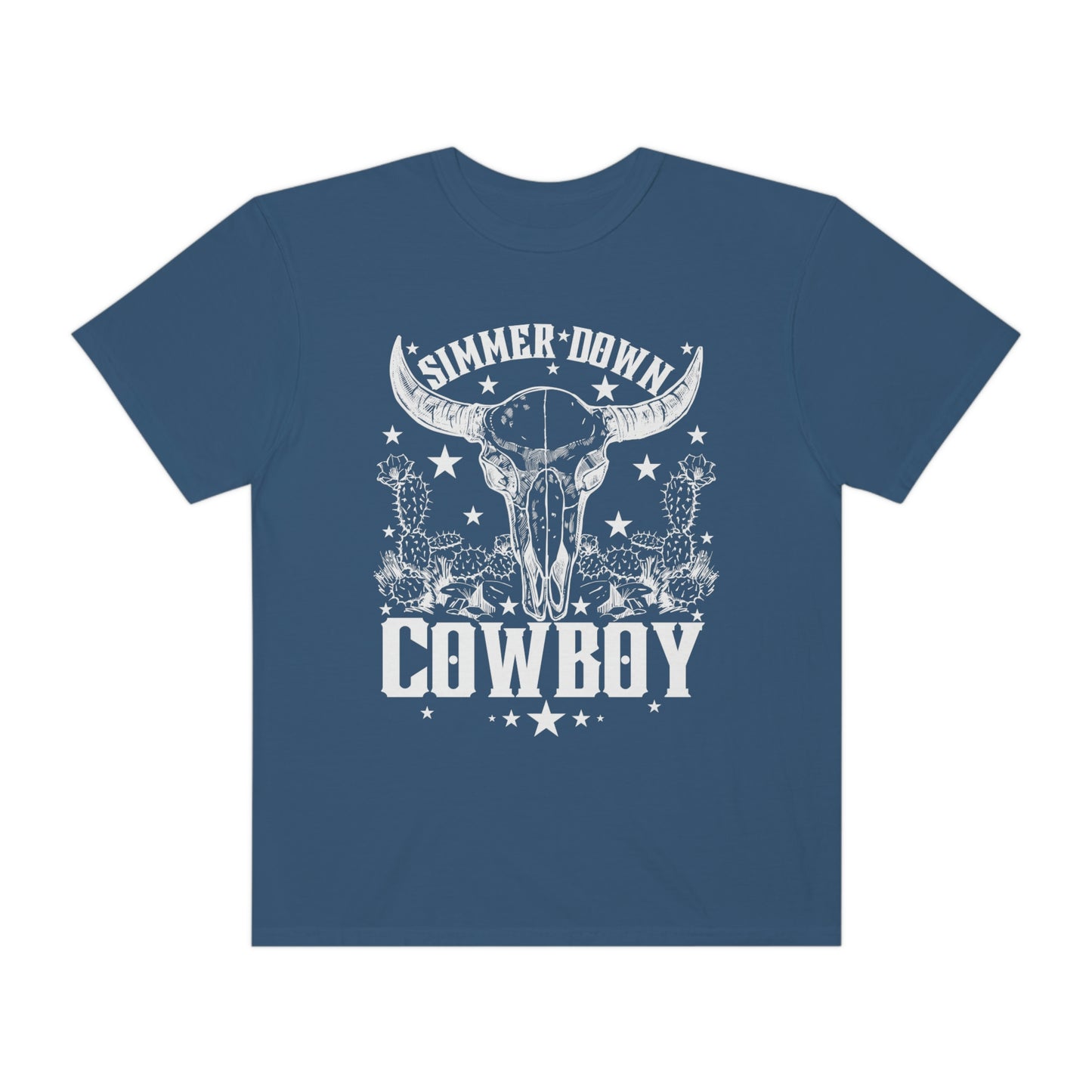 "Simmer Down Cowboy" Comfort Colors Unisex Graphic T-shirt