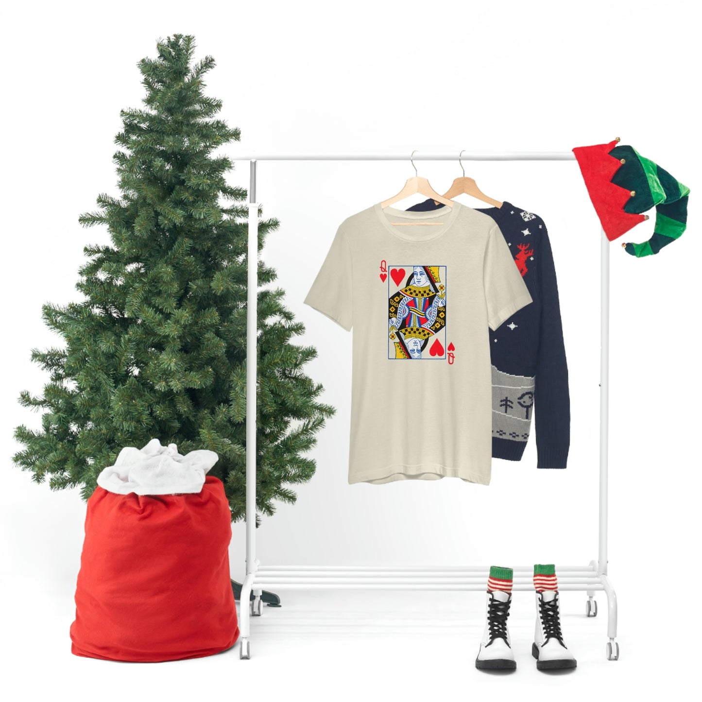 "Queen of Hearts" Unisex Jersey Short Sleeve Tee