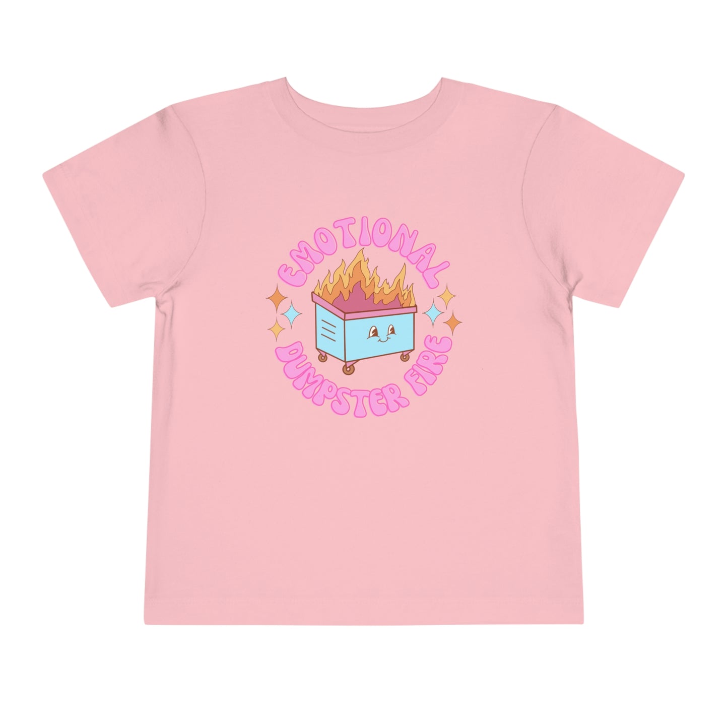 "Emotional Dumpster Fire" Toddler Short Sleeve Tee (2T-5T)
