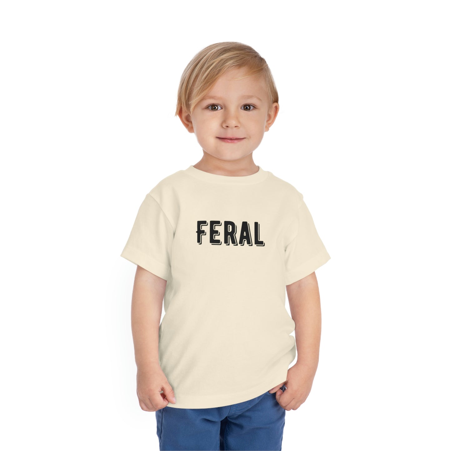 "Feral" Toddler Short Sleeve Tee (2T-5T)